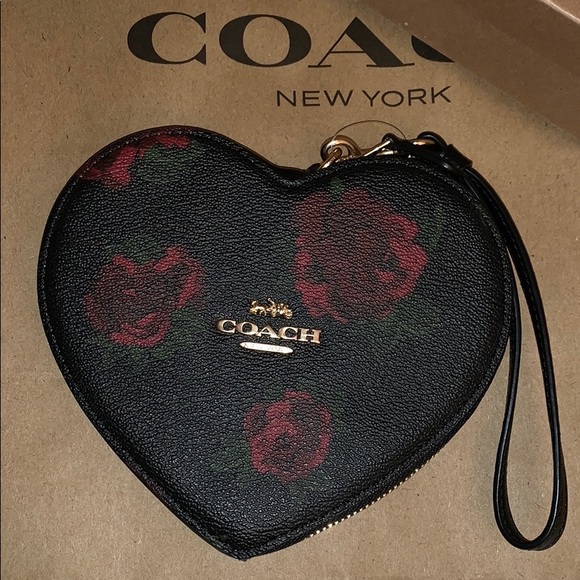 COACH Jumbo Heart Shaped Wristlet - Picture 7 of 7
